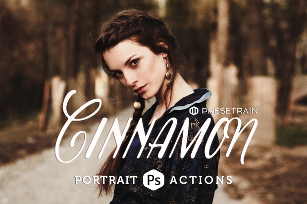 Cinnamon Portrait Photoshop Actions