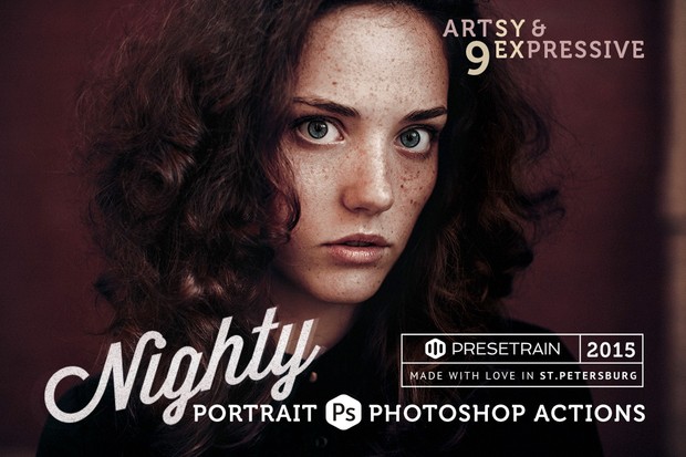 Nighty Portrait Photoshop Actions