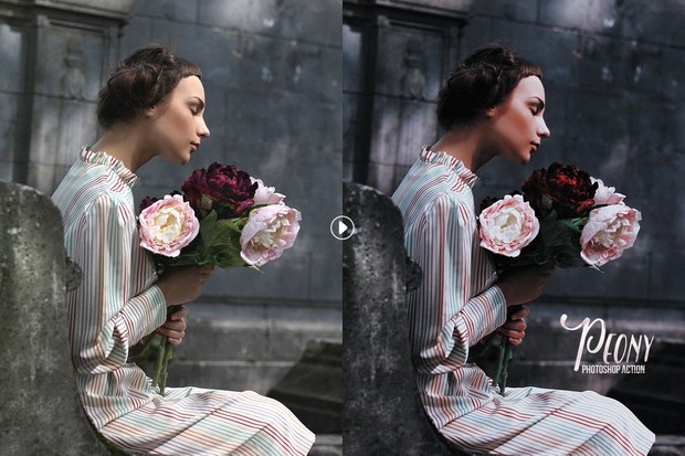 Peony Photoshop Action