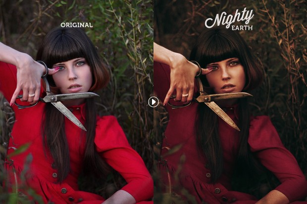 Nighty Portrait Photoshop Actions