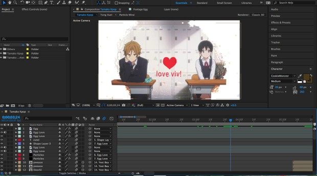 Tamako Love Story Project Files!