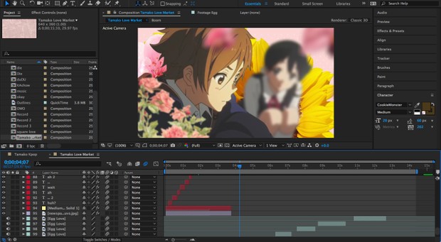Tamako Love Story Project Files!