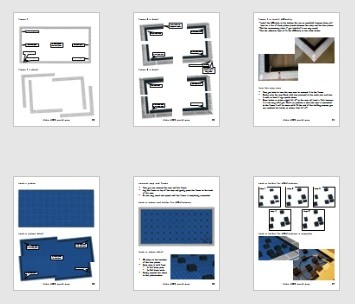 dirks LEGO world map - LDD-file, instructions, parts list