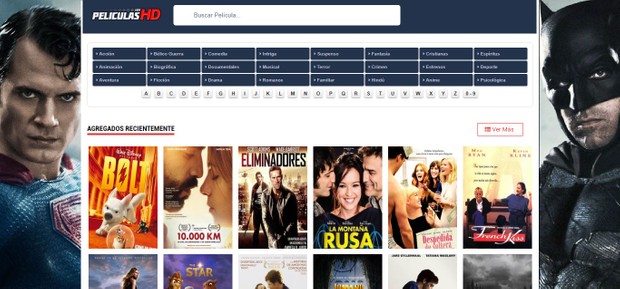 Template blogger Peliculas Hd