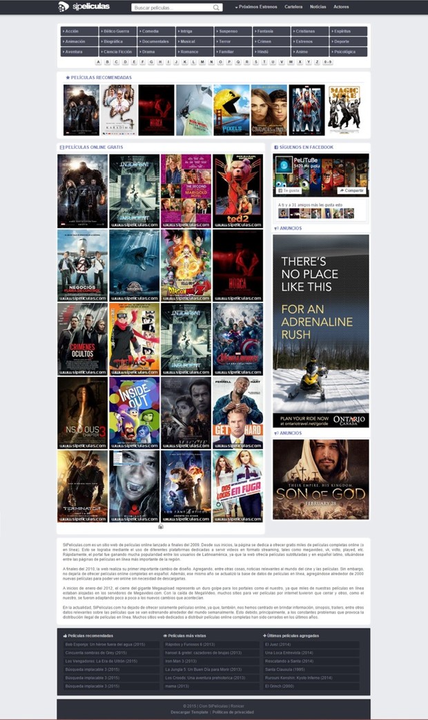 Template Blogger Sipeliculas
