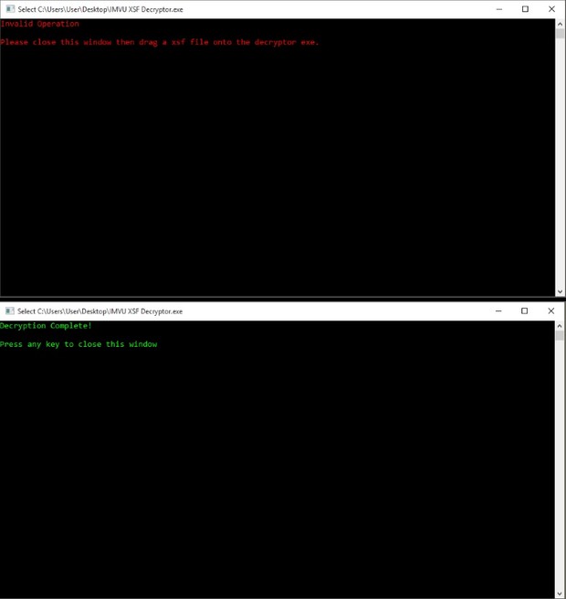 IMVU Mesh (XSF) Decryptor