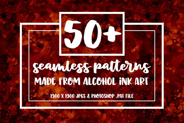 50+ Seamless Repeating Alcohol Ink Patterns