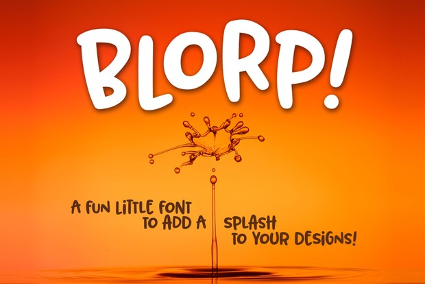 BLORP! A fun, weird little font!