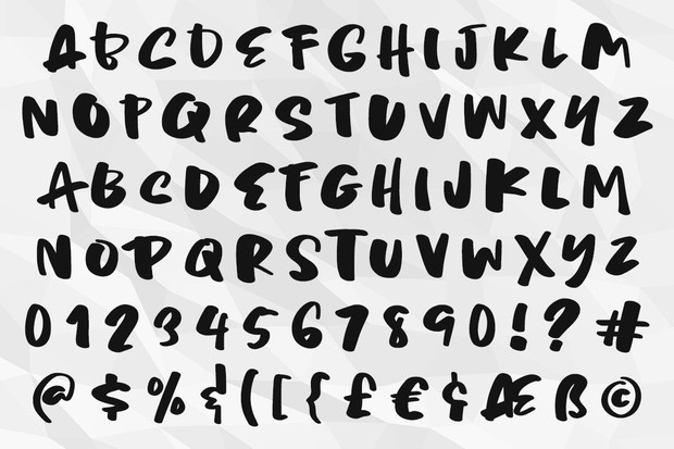 Chaotic Neutral: a rough and ready font!
