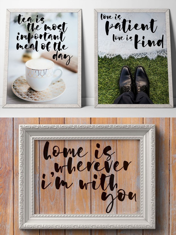 Hallsey: all-lowercase brush script font!