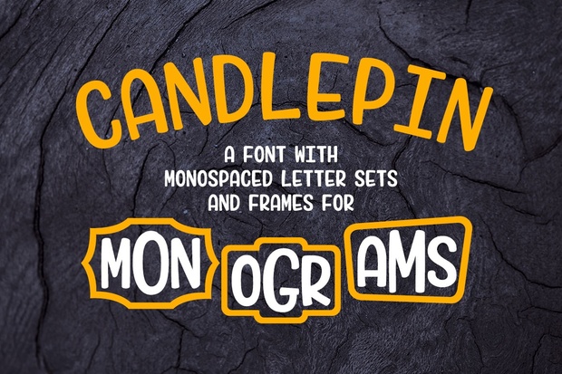Candlepin: make fun monograms!