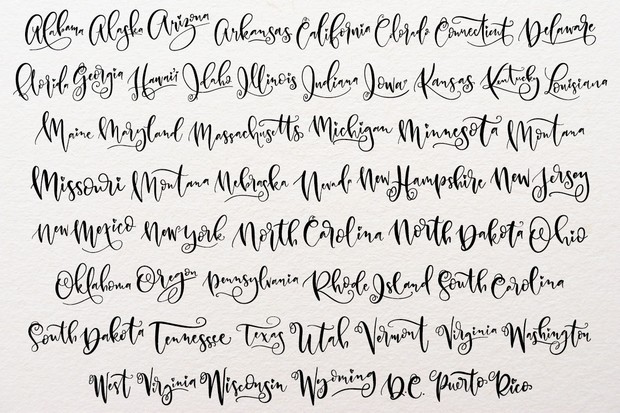 United Scripts: a font of states!