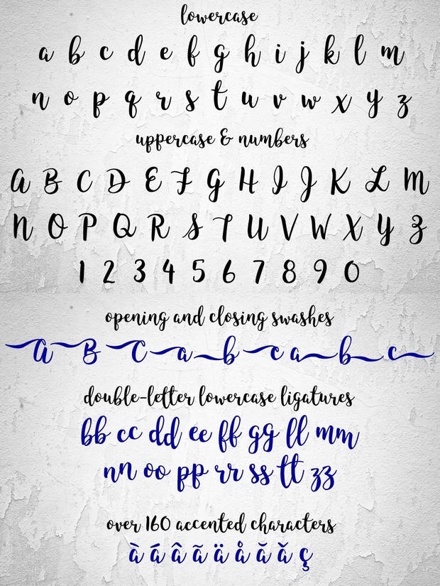 King Basil: a hand-lettered script font!
