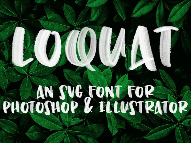 Loquat: an OpenType SVG font for Photoshop and Illustrator