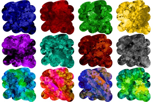 50+ Seamless Repeating Alcohol Ink Patterns