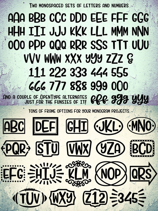 Candlepin: make fun monograms!