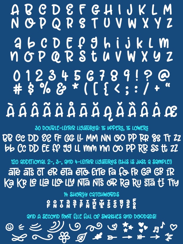 Garlic Butter: a tasty fun font!