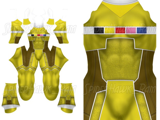 Custom Power Rangers In Space - All Rangers pattern file
