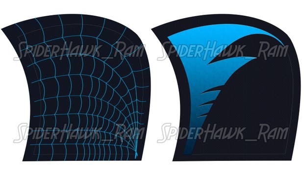 Nightwing Spiderman Pattern (Hooded ver.)