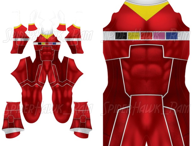 Custom Power Rangers In Space - All Rangers pattern file