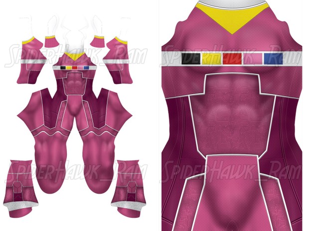 Custom Power Rangers In Space - All Rangers pattern file