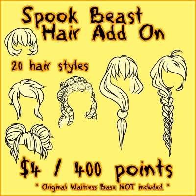 Spook Beast HAIR Add On