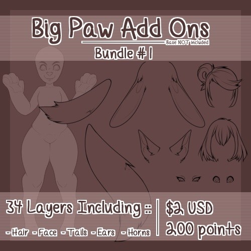 Big Paw Add Ons Bunde # 1