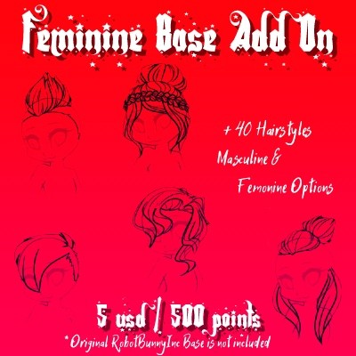 RobotBunnyInc. Femine Base Add On