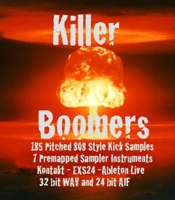 Killer Boomers 808 Kick Pack
