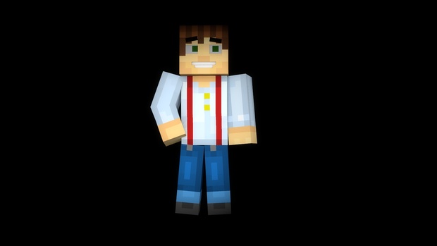 Cinema 4D - Minecraft Story Mode Character Rig V3