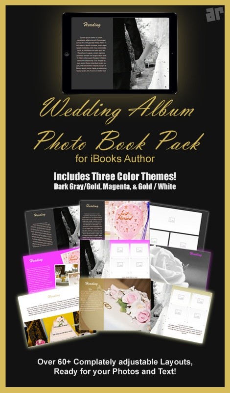Wedding Photo Album Template Pack for iBooks Author