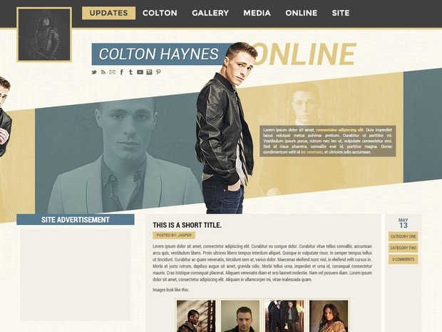 Premade 05: Arsenal (Light Version; Wordpress/Coppermine)