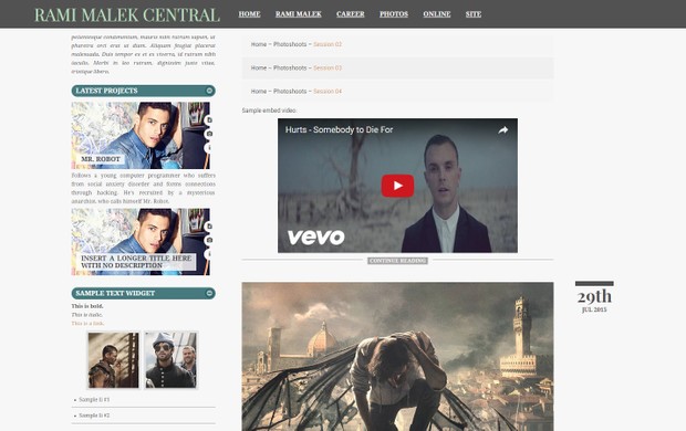 Premade 12: Genius (Version 03; Responsive Wordpress/Coppermine)