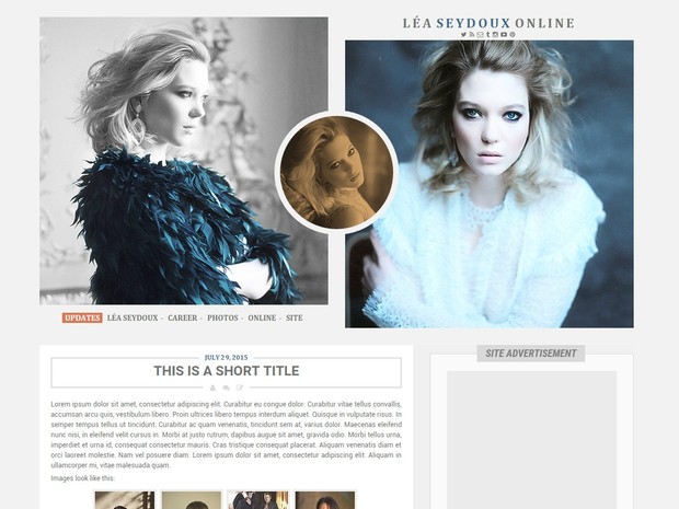 Premade 09: Drop Dead (Wordpress/Coppermine)