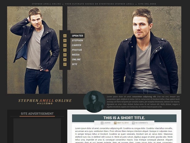 Premade 08: Arrow (Wordpress/Coppermine)