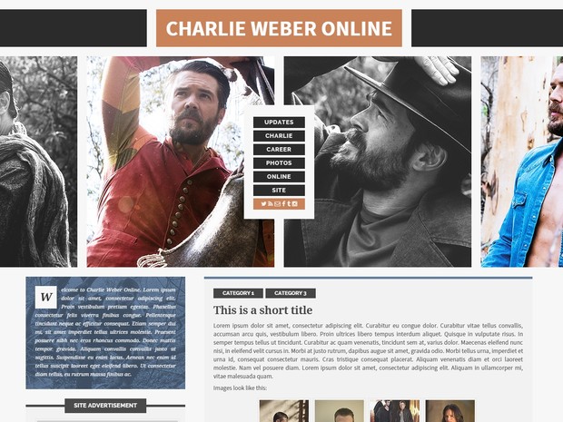 Premade 11: Killer (Responsive; Wordpress/Coppermine)