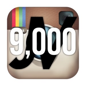 9000 followers instagram