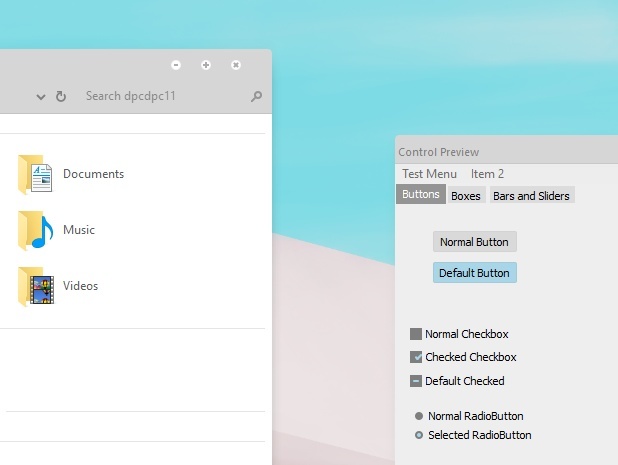 Simplify 10 Light Blue - Windows 10 Theme