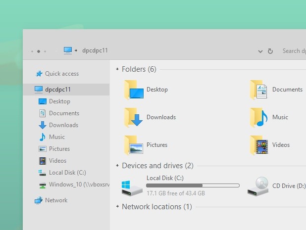 Simplify 10 Light Micro - Windows 10 Theme