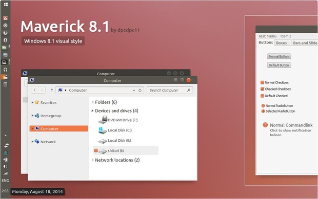 Maverick 8.1 - Windows 8.1 Theme