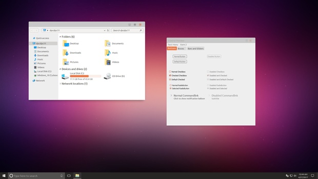 Maverick 10 Light - Windows 10 Theme