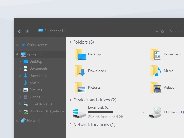 Simplify 10 Dark Colorful - Windows 10 Theme