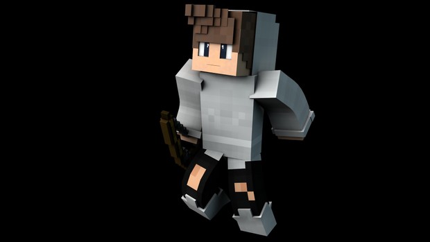 pure minecraft skin renders transparent background