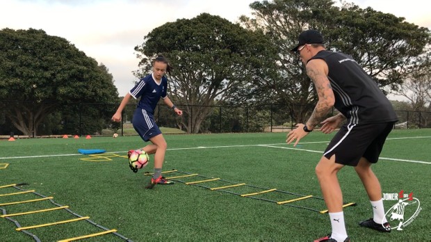 FULL VIDEO on Loads of different ways to use a ladder. With & without the ball