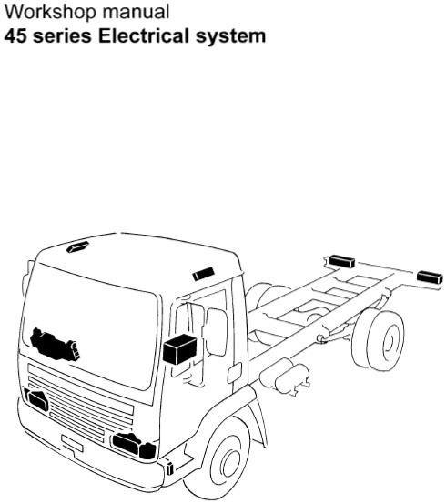 LEYLAND DAF 45 SERIES TRUCK SERVICE WORKSHOP MANUAL ENGINE GEARBOX PARTS WIRING