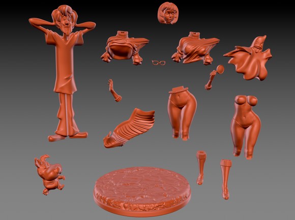 Velma Scooby Doo 3D model 3D printable