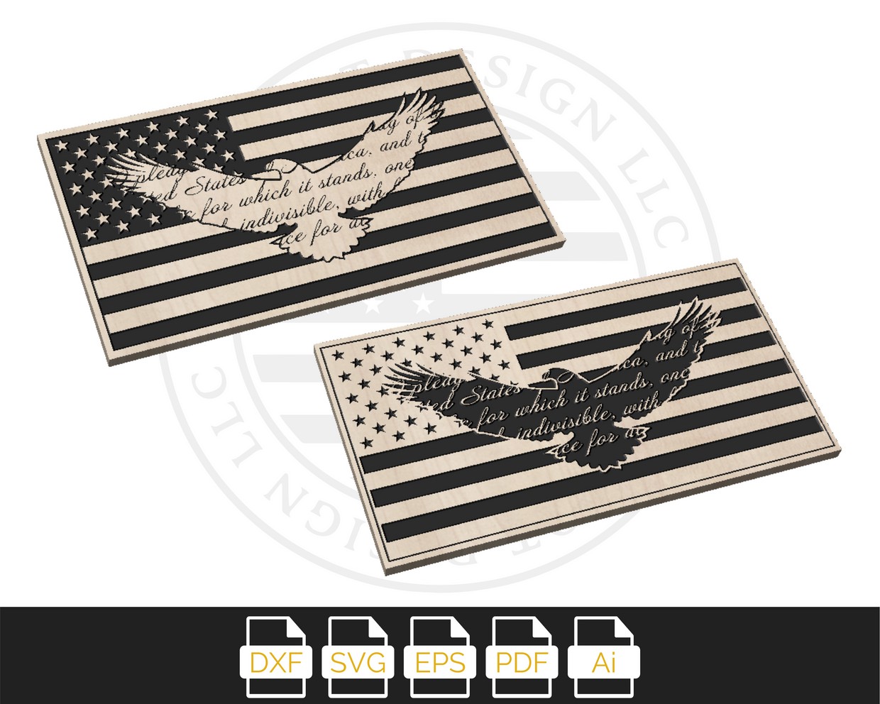 Pledge Of Allegiance Eagle Pledge Of Allegiance Vect Patriot Design Llc