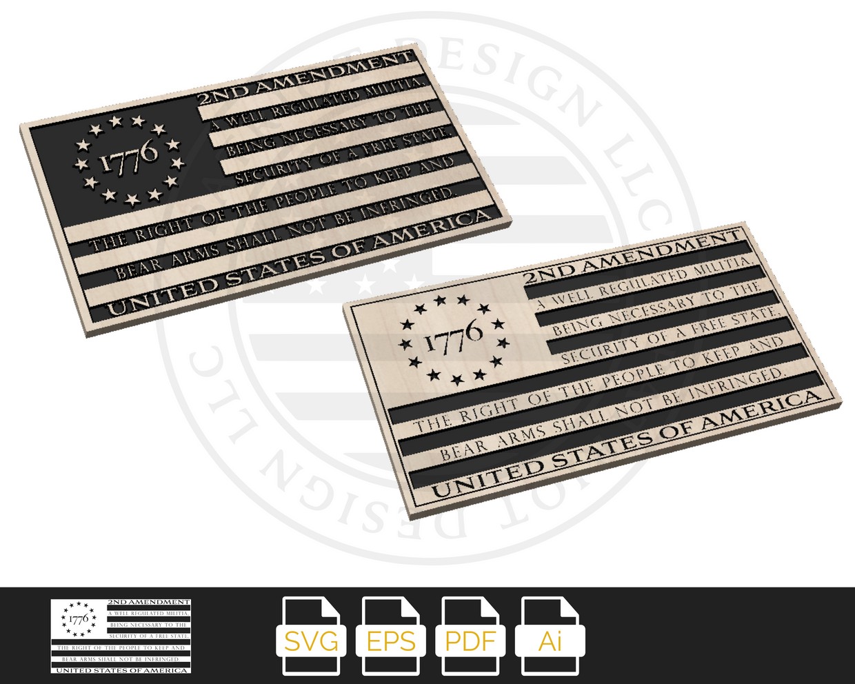 Download 1776 Betsy 2A Text American Flag - 2nd Amendment Flag ...