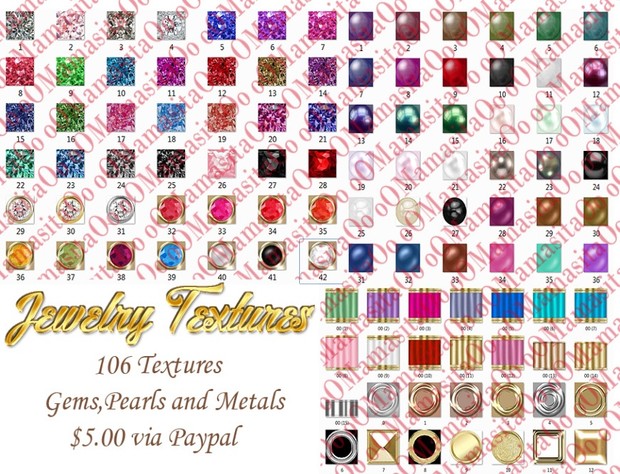 Jewelry textures