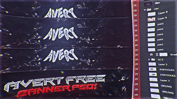 Avert FREE PSD!